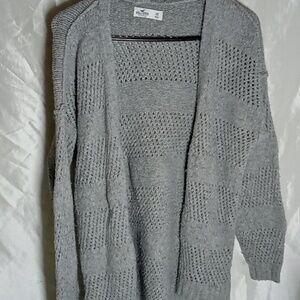 Hollister sweater Grey extra small Y2k